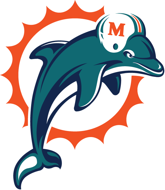 Miami Dolphins 1997-2012 Primary Logo iron on transfers for T-shirts